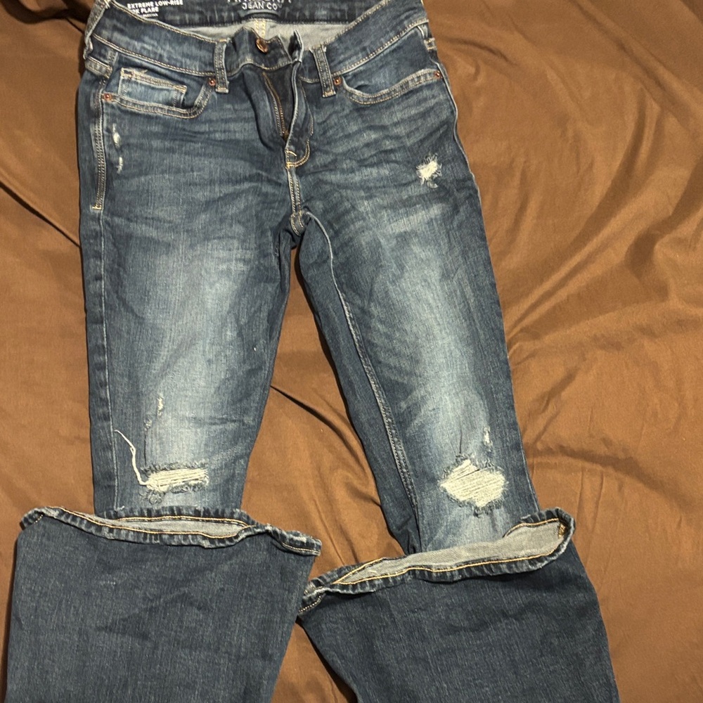Silver Jeans Women's Distressed Boot Cut Jeans - Blue